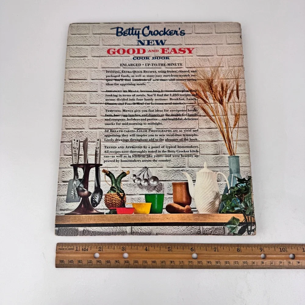 Vtg 1962 First Edition Second Print Betty Crocker‎ New Good Easy Cook Book READ